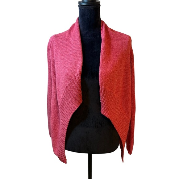 Soft Surroundings Sweaters - Soft Surroundings Rose Open-Front Sweater